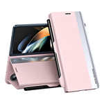 Beskyttelsescover til Samsung Galaxy Z Fold4 5G Hard PC Telefoncover Anti-Fald Stødsikkert Standcover med Pen / Penholder