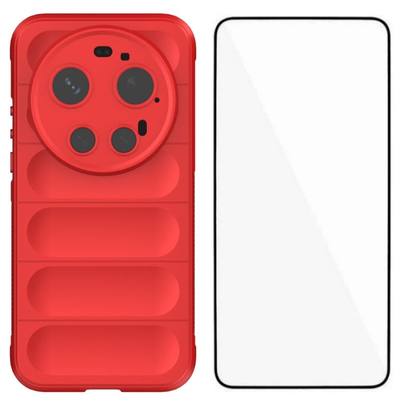 WANLONFENG for Xiaomi 17 Ultra 5G TPU Case  HD Series Anti Slip Phone Cover with Tempered Glass