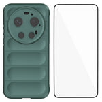 WANLONFENG for Xiaomi 17 Ultra 5G TPU Case  HD Series Anti Slip Phone Cover with Tempered Glass