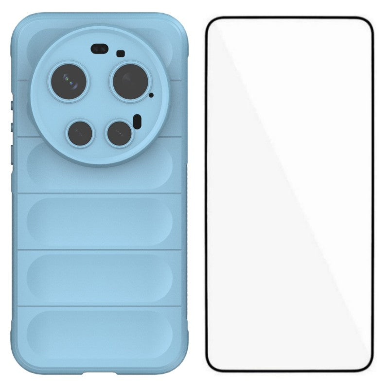 WANLONFENG for Xiaomi 17 Ultra 5G TPU Case  HD Series Anti Slip Phone Cover with Tempered Glass