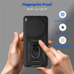 For vivo X300 Ultra 5G Case with Slide Camera Lid PC + TPU Kickstand Phone Cover