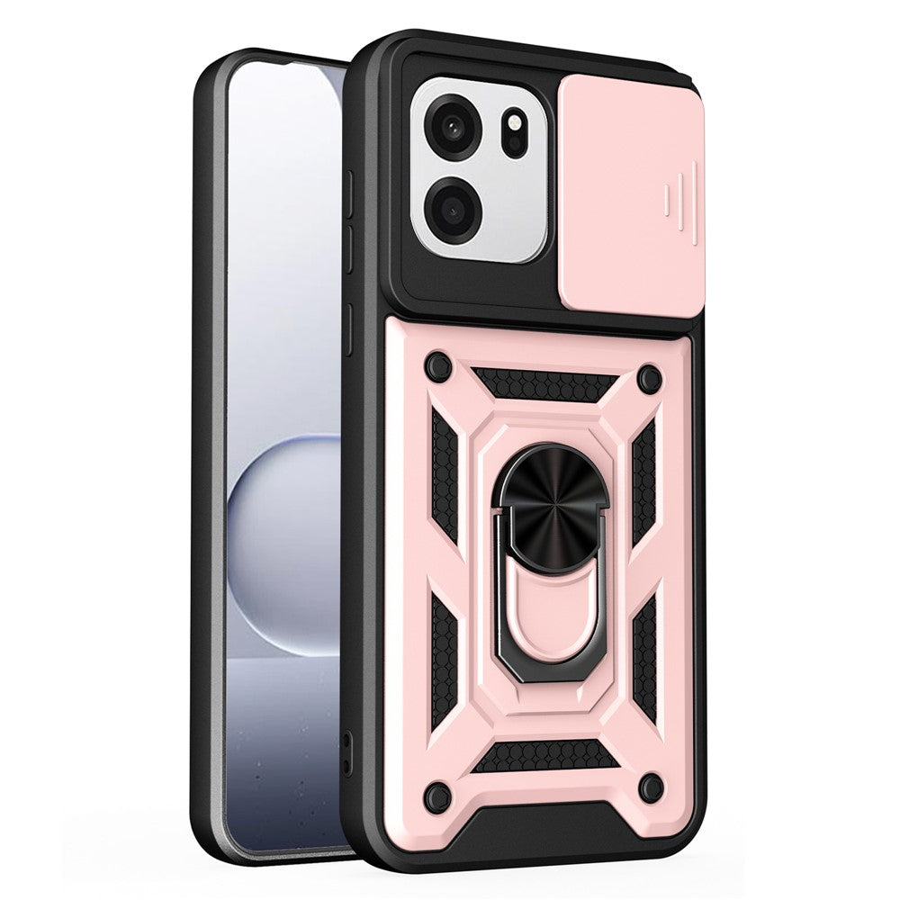 OnePlus Nord CE6 5G / Turbo 6V 5G-skal med skjutbart kameralock PC + TPU-stativmobilskal