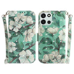 For OnePlus Nord 6 5G  /  CE6 5G Case Pattern Printing Leather Wallet Phone Cover with Wrist Strap