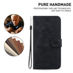 OnePlus Nord 6 5G / CE6 5G-stativcover med liljeblomstermotiv, lædermobilcover med håndledsrem
