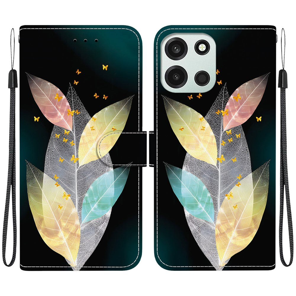For OnePlus Nord 6 5G  /  CE6 5G Case Pattern Printing Leather Flip Wallet Phone Cover with Lanyard