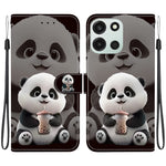 For OnePlus Nord 6 5G  /  CE6 5G Leather Case Stand Wallet Pattern Printing Phone Cover with Wrist Strap