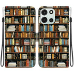 For OnePlus Nord 6 5G  /  CE6 5G Leather Case Stand Wallet Pattern Printing Phone Cover with Wrist Strap