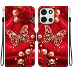 For OnePlus Nord 6 5G  /  CE6 5G Leather Case Stand Wallet Pattern Printing Phone Cover with Wrist Strap