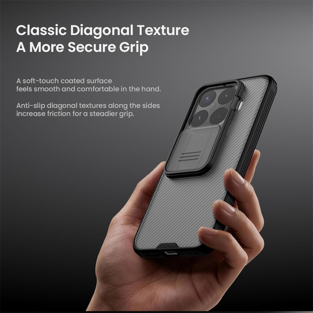 NILLKIN CamShield Pro Series-etui til Xiaomi 17T i TPU + PC med kameradæksel