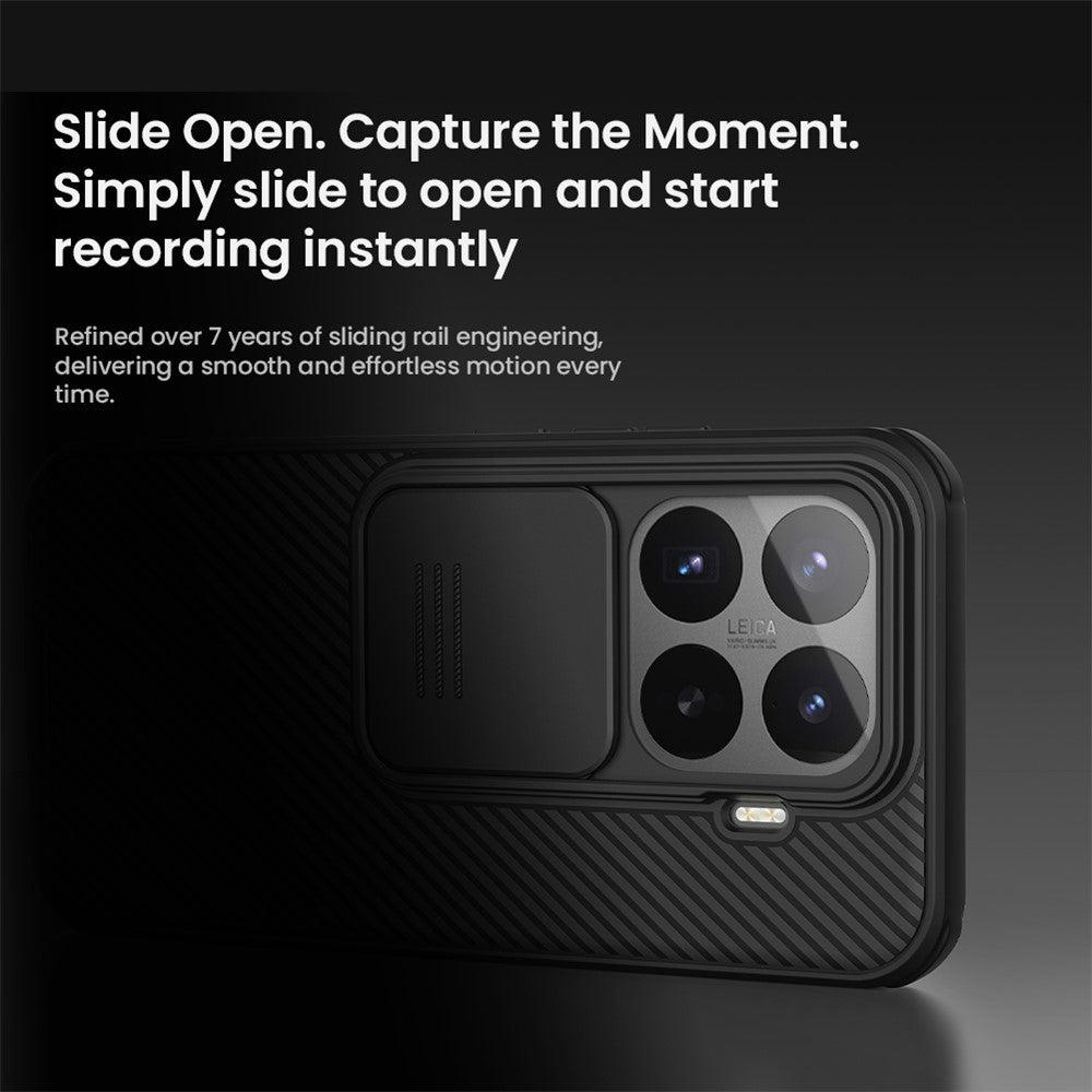 NILLKIN CamShield Pro Series-etui til Xiaomi 17T i TPU + PC med kameradæksel