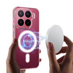 For Xiaomi 17T Pro Clear Phone Magnetic Case TPU + Acrylic Back Cover