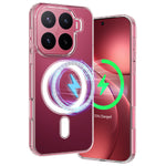 For Xiaomi 17T Pro Clear Phone Magnetic Case TPU + Acrylic Back Cover
