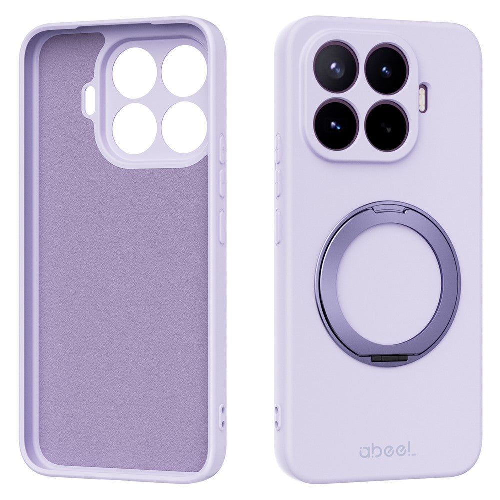 ABEEL For Xiaomi 17T Magnetic Case Kickstand Skin Touch Liquid Silicone Phone Cover