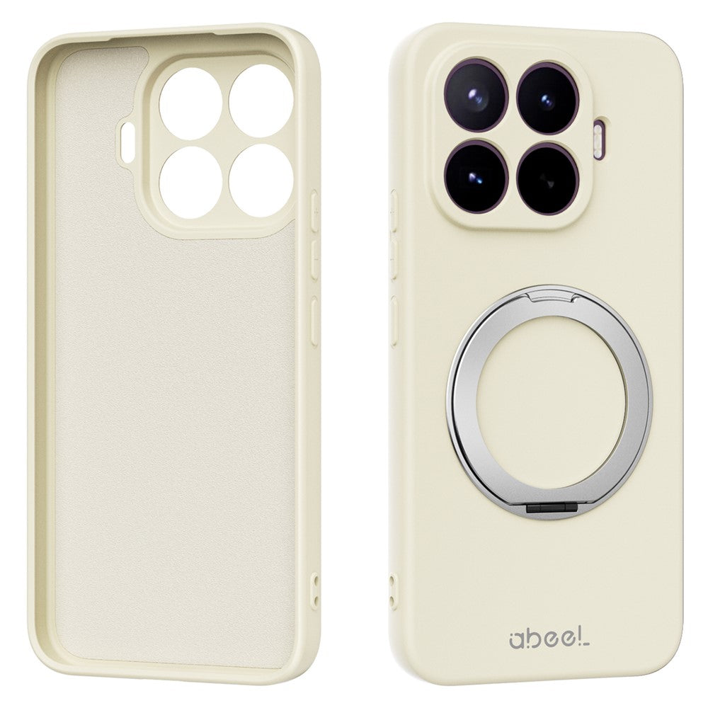 ABEEL For Xiaomi 17T Magnetic Case Kickstand Skin Touch Liquid Silicone Phone Cover
