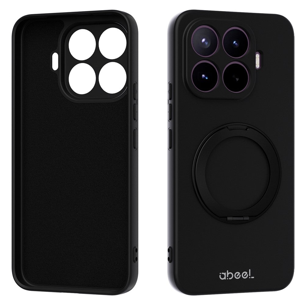 ABEEL For Xiaomi 17T Magnetic Case Kickstand Skin Touch Liquid Silicone Phone Cover