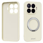 ABEEL For Xiaomi 17T Pro Magnetic Case Kickstand Skin Touch Liquid Silicone Phone Cover