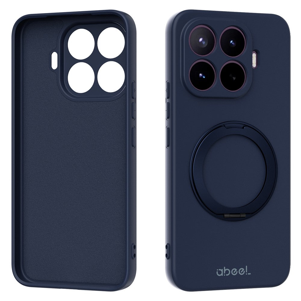 ABEEL For Xiaomi 17T Pro Magnetic Case Kickstand Skin Touch Liquid Silicone Phone Cover