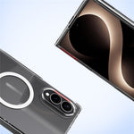 ABEEL for Samsung Galaxy Z Fold8 Magnetic Case Clear PC Anti Scratch Phone Cover