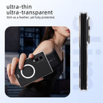 ABEEL for Samsung Galaxy Z Fold8 Magnetic Case Clear PC Anti Scratch Phone Cover