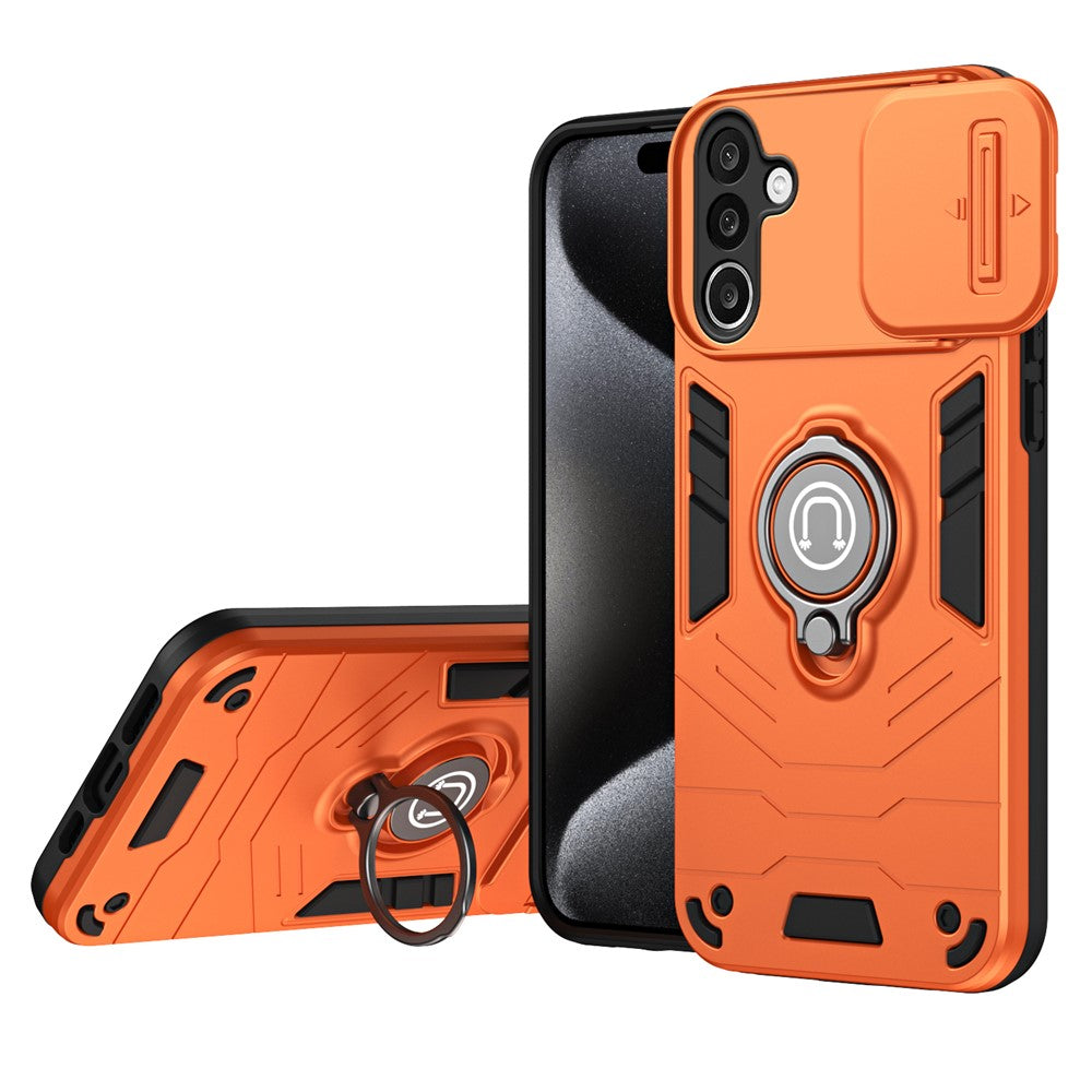 Samsung Galaxy A27 5G-skal Slide Camshield Stöd PC + TPU mobilskal