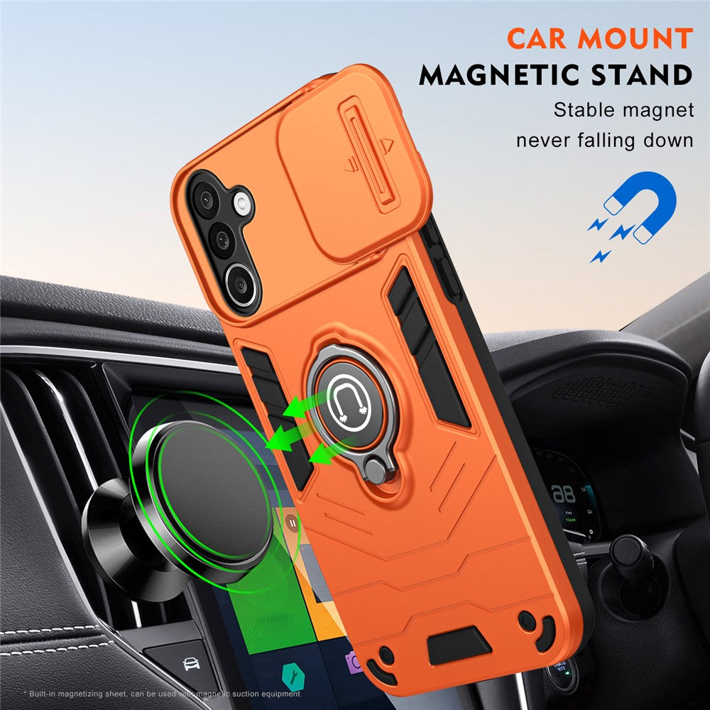 Samsung Galaxy A27 5G-skal Slide Camshield Stöd PC + TPU mobilskal