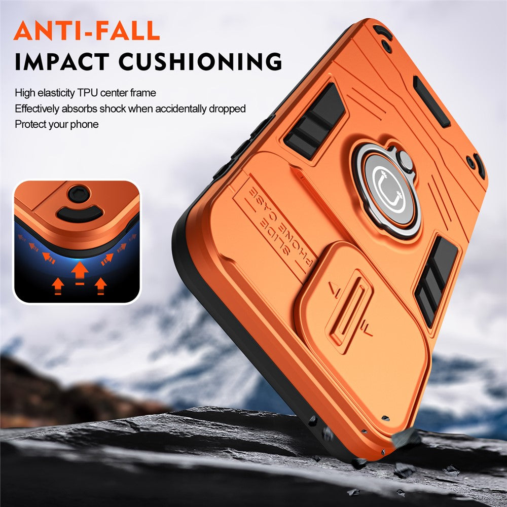 Samsung Galaxy A27 5G-skal Slide Camshield Stöd PC + TPU mobilskal