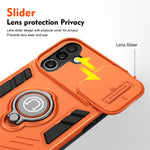 Samsung Galaxy A27 5G-skal Slide Camshield Stöd PC + TPU mobilskal