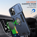 Oppo Reno15 F 5G / Reno14 F 5G Skal Slide Camshield Stativ PC + TPU mobilskal