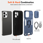Oppo Reno15 F 5G / Reno14 F 5G Skal Slide Camshield Stativ PC + TPU mobilskal