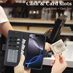 For iPhone 16 Plus Magnetic Case Detachable 2 in 1 Leather Wallet Phone Cover