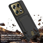 For Motorola Signature 5G / Motorola Moto X70 Air Pro 5G / Motorola Edge 70 Ultra 5G Liquid Silicone Case Phone Back Cover with Card Holder and Short Strap