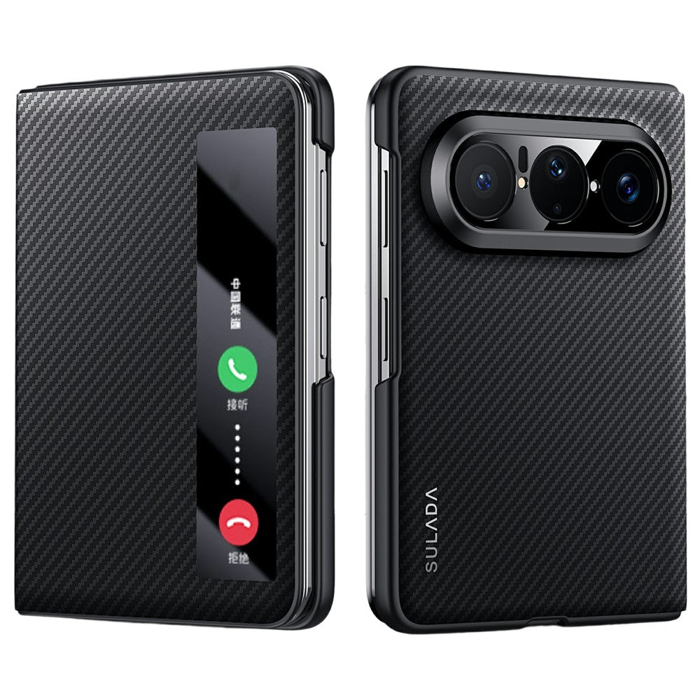 SULADA For Huawei Pura X Max Magnetic Case View Window Leather Phone Cover with Auto Wake / Sleep