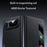 SULADA For Huawei Pura X Max Magnetic Case View Window Leather Phone Cover with Auto Wake / Sleep