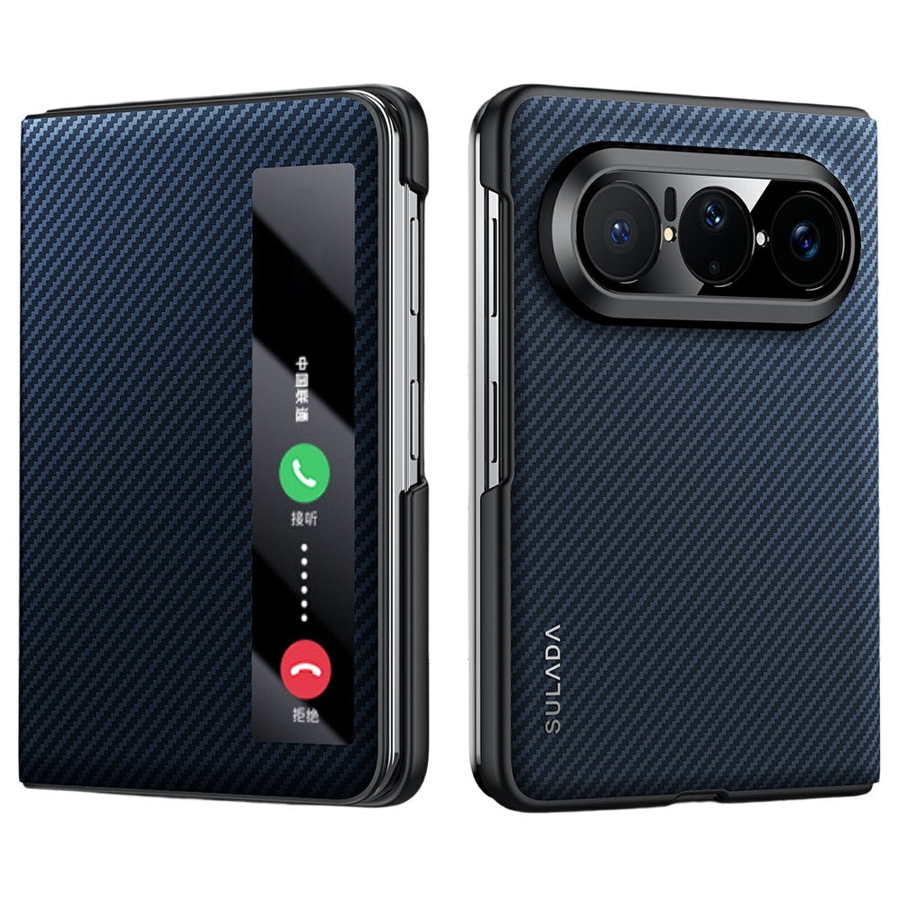 SULADA For Huawei Pura X Max Magnetic Case View Window Leather Phone Cover with Auto Wake / Sleep