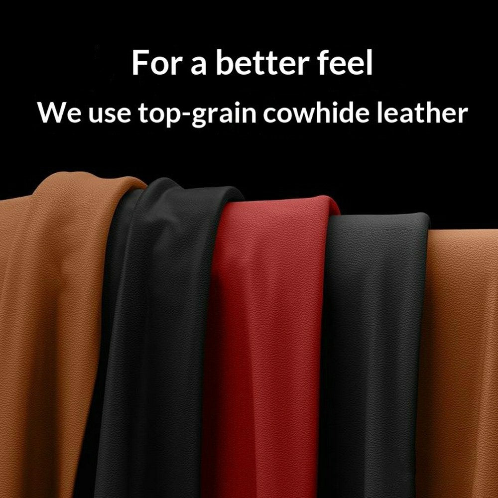 SULADA For Huawei Pura X Max Case Genuine Cow Leather Frameless Phone Back Cover