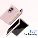 Til Samsung Galaxy Z Fold8 cover Hard PC Telefoncover med hærdet glasfilm og stylus