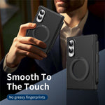 Til Samsung Galaxy Z Fold8 Roterende Støtteben PC Telefoncover med Hærdet Glasfilm / Stylus