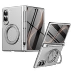 Til Samsung Galaxy Z Fold8 Roterende Støtteben PC Telefoncover med Hærdet Glasfilm / Stylus