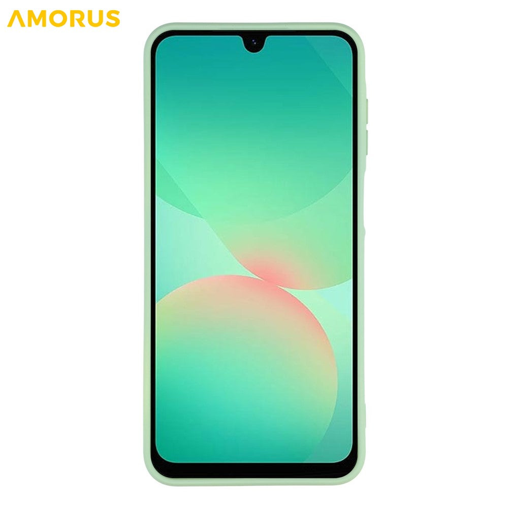 AMORUS For Samsung Galaxy A27 5G Case Precise Cutouts TPU Fiber Lining Shockproof Phone Cover