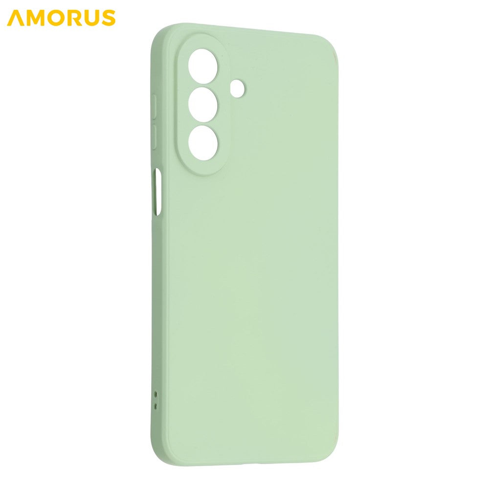AMORUS For Samsung Galaxy A27 5G Case Precise Cutouts TPU Fiber Lining Shockproof Phone Cover