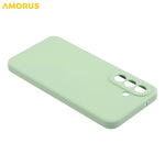 AMORUS For Samsung Galaxy A27 5G Case Precise Cutouts TPU Fiber Lining Shockproof Phone Cover
