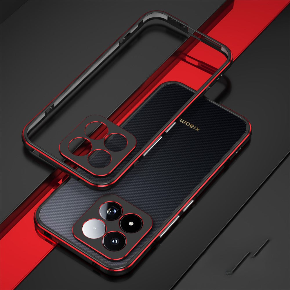 For Xiaomi 17 Max Bumper Case Metal Frame Phone Cover with Camera Lens Guard