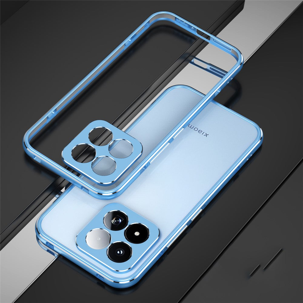 For Xiaomi 17 Max Bumper Case Metal Frame Phone Cover with Camera Lens Guard