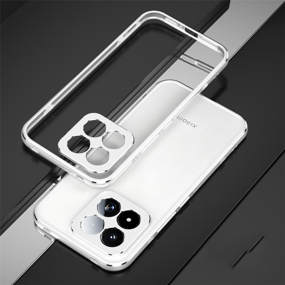 For Xiaomi 17 Max Bumper Case Metal Frame Phone Cover with Camera Lens Guard