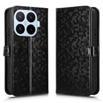 For Xiaomi 17T Pro Wallet Case Dot Pattern Imprint PU Leather Phone Cover with Wrist Strap