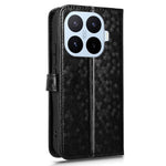 For Xiaomi 17T Pro Wallet Case Dot Pattern Imprint PU Leather Phone Cover with Wrist Strap