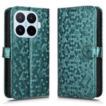 For Xiaomi 17T Pro Wallet Case Dot Pattern Imprint PU Leather Phone Cover with Wrist Strap