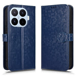 For Xiaomi 17T Pro Wallet Case Dot Pattern Imprint PU Leather Phone Cover with Wrist Strap