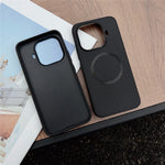 For Xiaomi 17T Magnetic Case Litchi Texture PU Leather + TPU Phone Back Cover