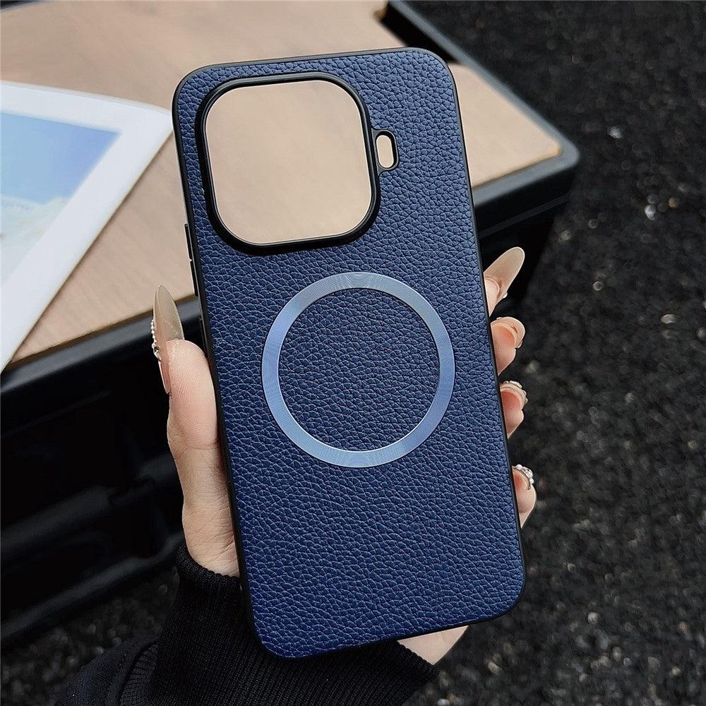 For Xiaomi 17T Magnetic Case Litchi Texture PU Leather + TPU Phone Back Cover